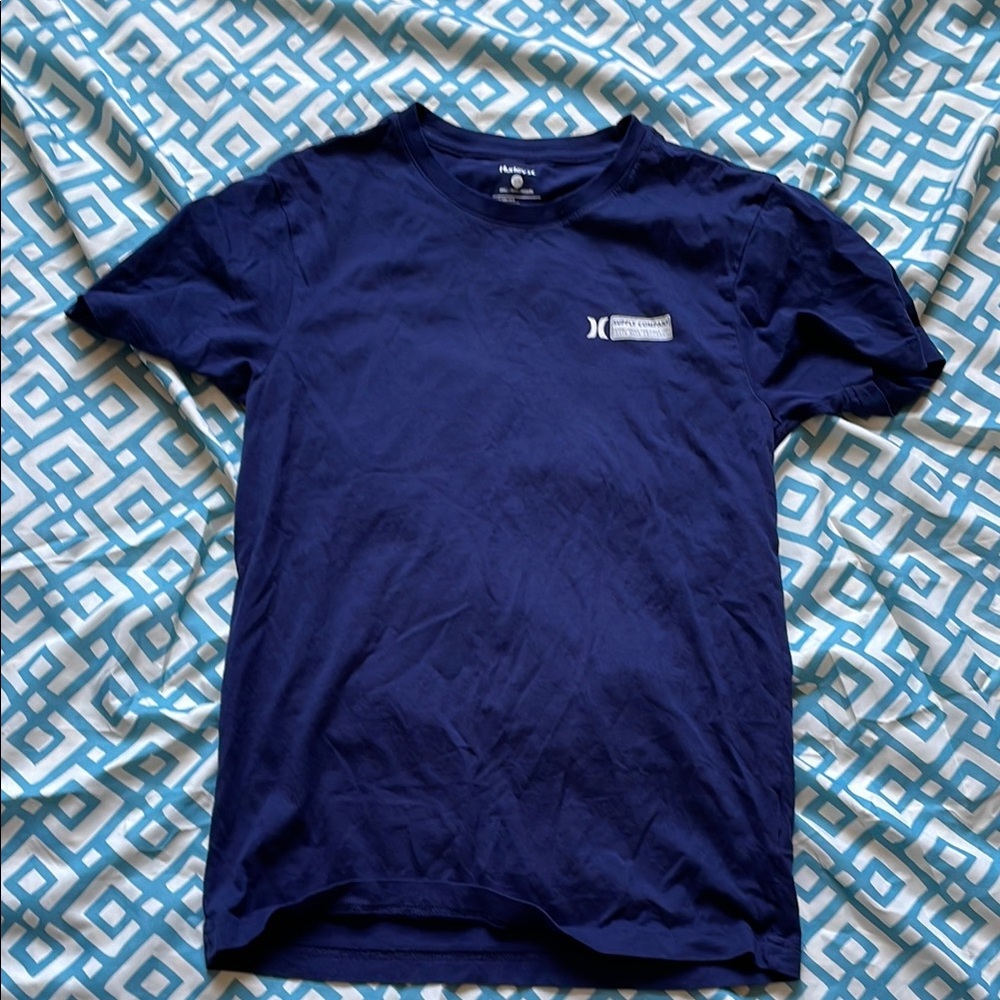 Hurley Men's Navy Blue T-Shirt